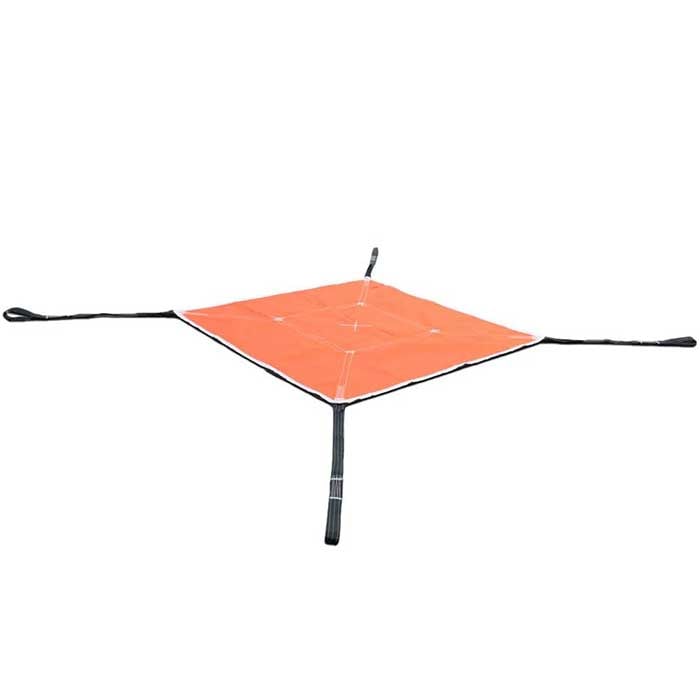 ポリライトモッコ 布モッコ 【 Wリング付】 2.7m×2.7m(9尺) 2t 軽量 国内生産