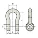 JIS規格 V-BBシャックル  V級　　使用荷重：1.25t～10t　ボルトナットタイプ