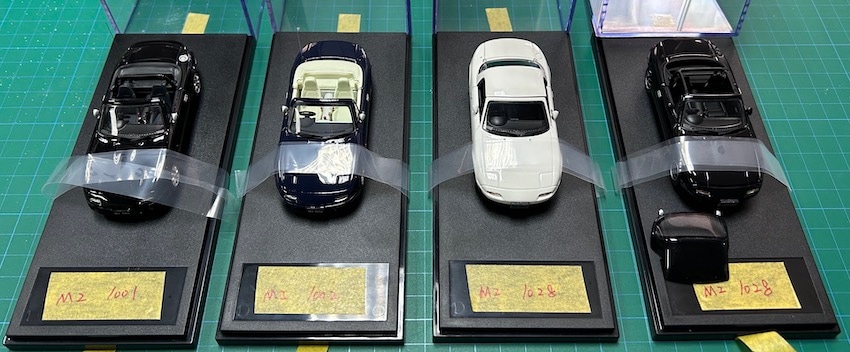 予約受付 M2 1001,1002,1028 1/43モデルカー with M2ロゴパッケージ