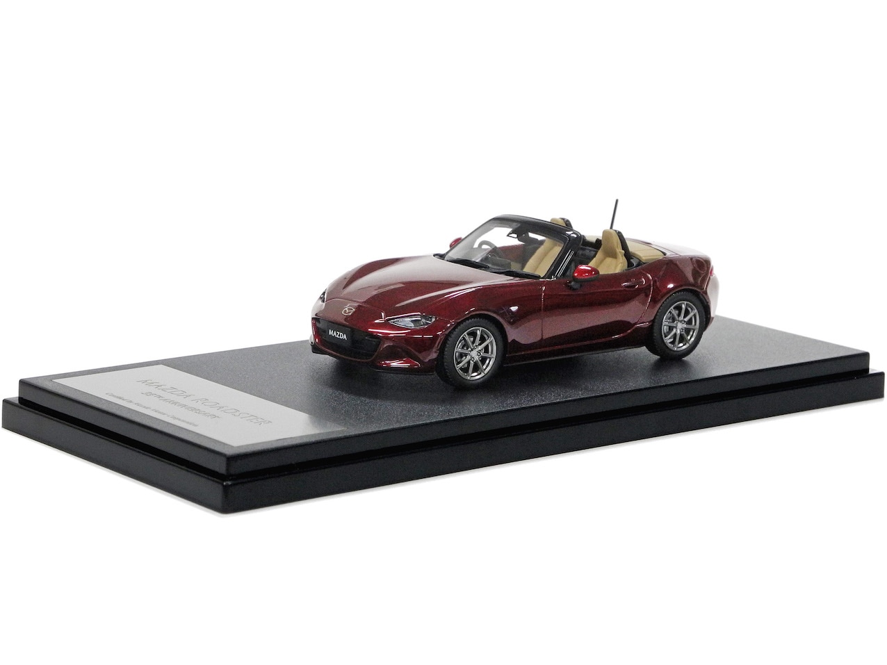 Mazda Roadster ミニカー 1/43 ディーラー成約特典 ROADSTER S Leather Package（2024） モデルカー 1/43