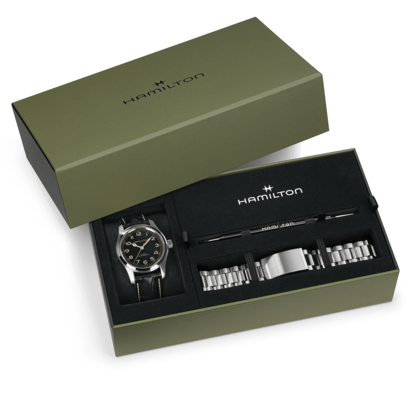 カーキ フィールド Murph 42mm Bracelet Bundle H70605732