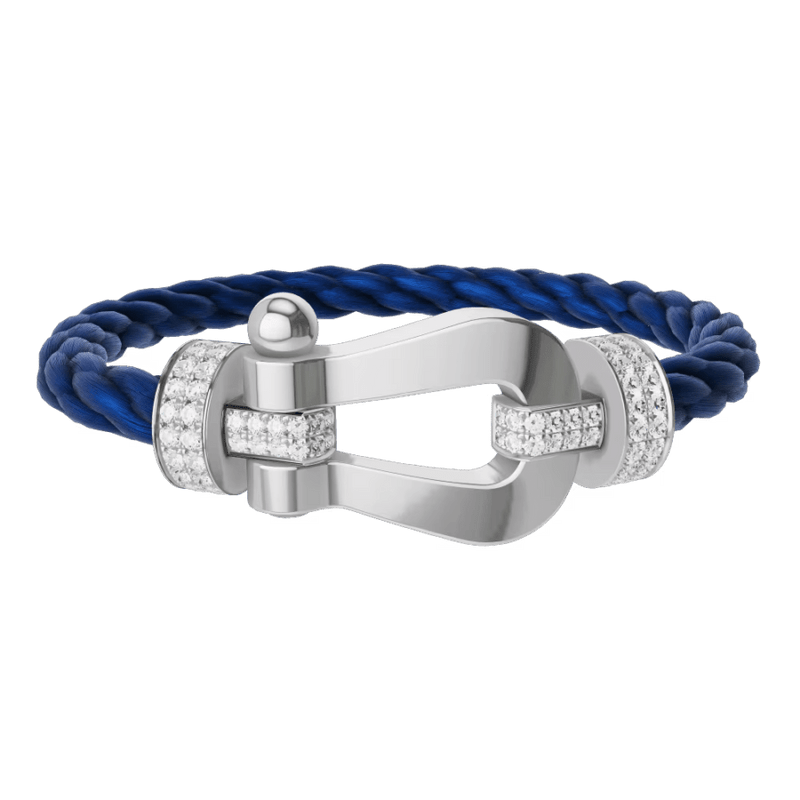 フォース10ブレスレット 18k ホワイトゴールド XL モデル