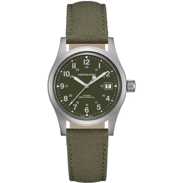 カーキ フィールド Mechanical 38mm H6943936