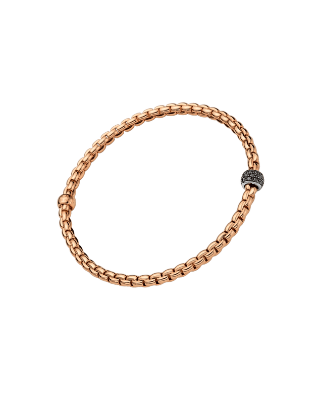 エカ FLEX'IT ブレスレット ブラックダイヤモンドパヴェ　73301BX_PN