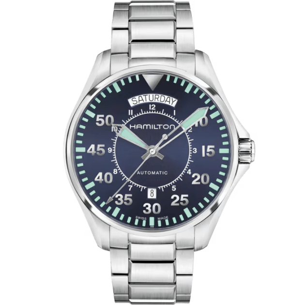 カーキ アビエーション Pilot Day Date Auto　H64615145