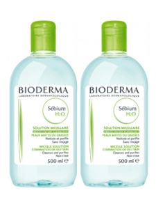 ビオデルマ　500ml2本セット ビオデルマ サンシビオ(クリアリン) H2O D(赤) 500ml×2本