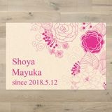 Champagne & Pink flower ��å������ޥå�