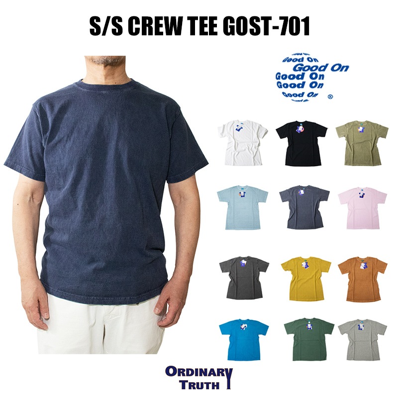 Good On グッドオン Tシャツ 5.5オンス GOST-701 S/S CREW TEE