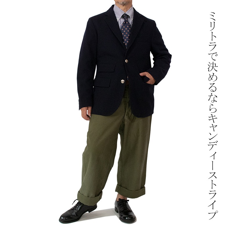 キャンディーストライプボタンダウンシャツ 春物 秋物 冬物