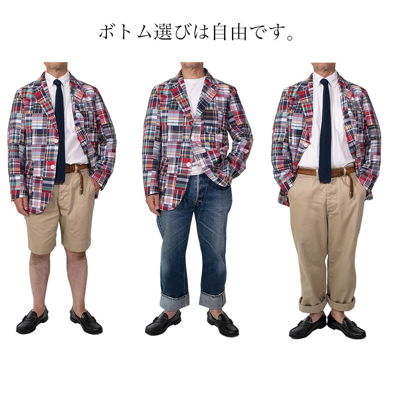 VAN マドラスチェック柄 テーラードジャケット 春夏用 L 美品