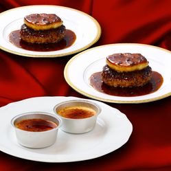 【送料無料】ロッシーニ風ハンバーグセット（クレームブリュレ）【全国離島配送不可】