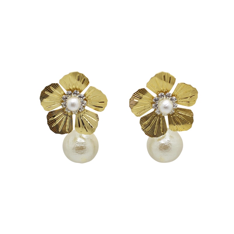 PAOLA pearl earring Gold（パオラパール）