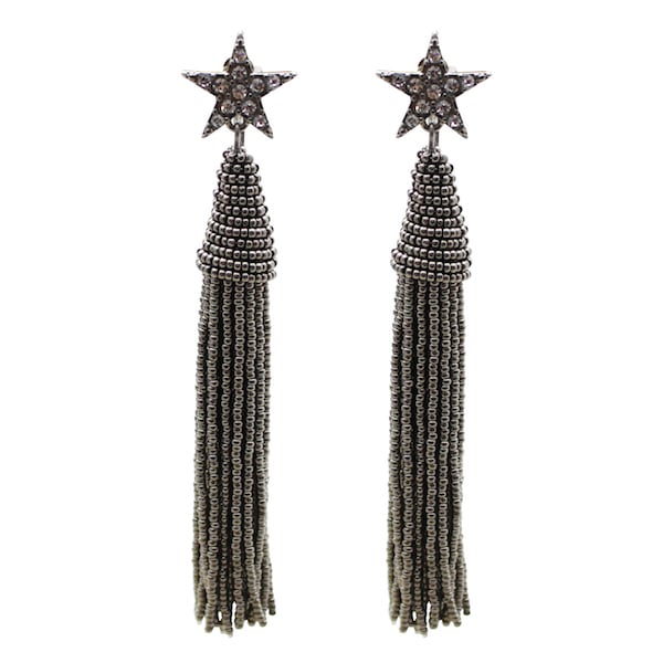 COCO tassel earring  DarkS（ココダークS）
