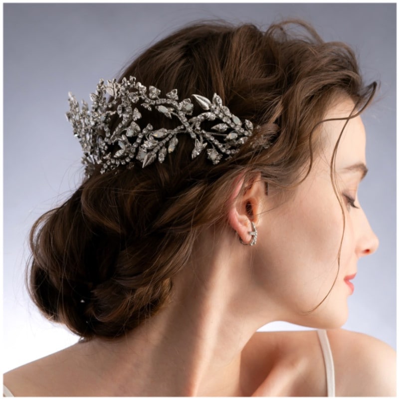 orgablanca ヘアアクセサリーBAILA crown Silver □Rental(レンタル）,□Accessory(アクセサリー）,HEAD(髪飾り
