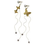 OLEO Wchain2 earring or pierce（オレオダブルチェーン）