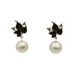 PAFFY pearl earring  Brown（パフィパール）