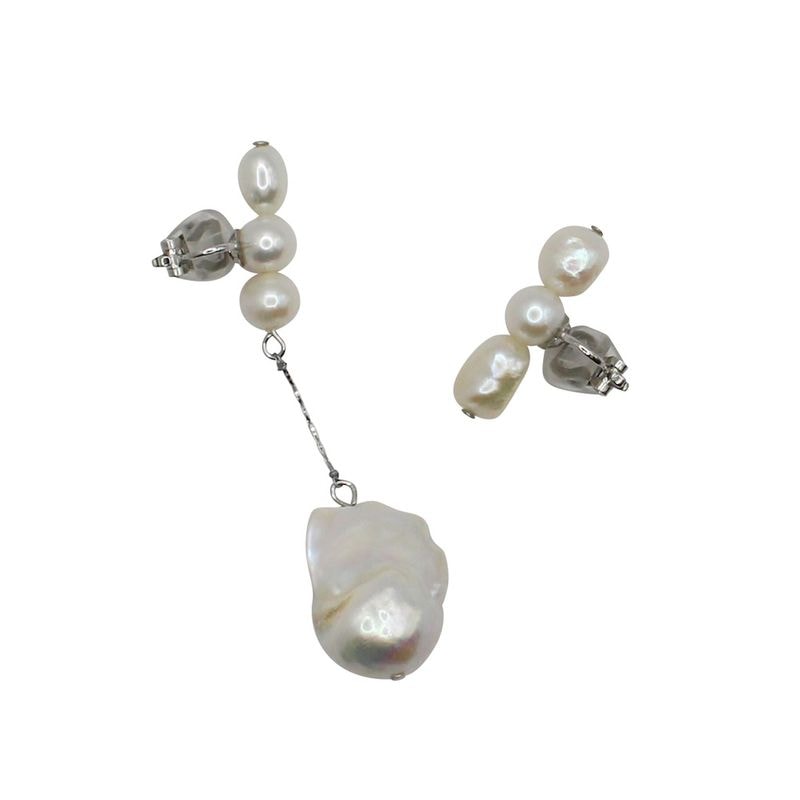 KIKKI 3 earring or pierce Silver（キッキ3）