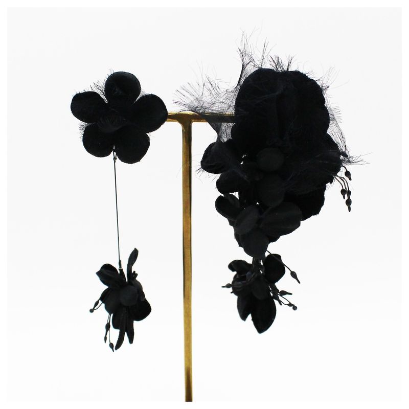 MARQUEZ small earring BK（マルケススモールブラック）