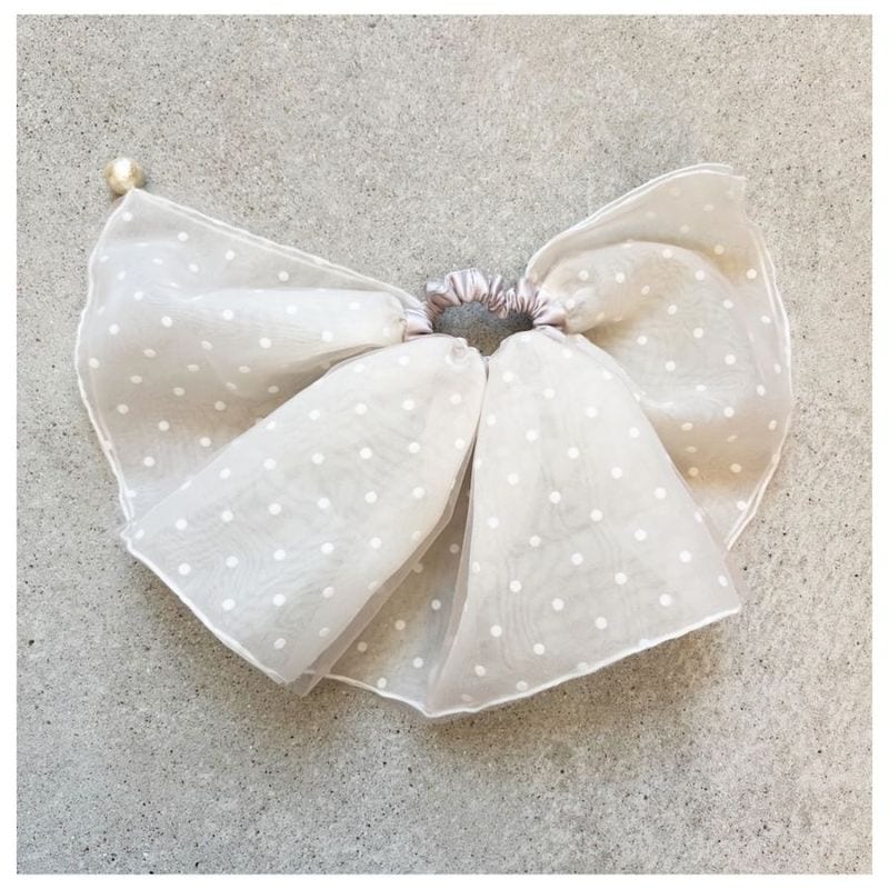 JOHANA Scrunchie OW×Pink-beige（ヨハナ）