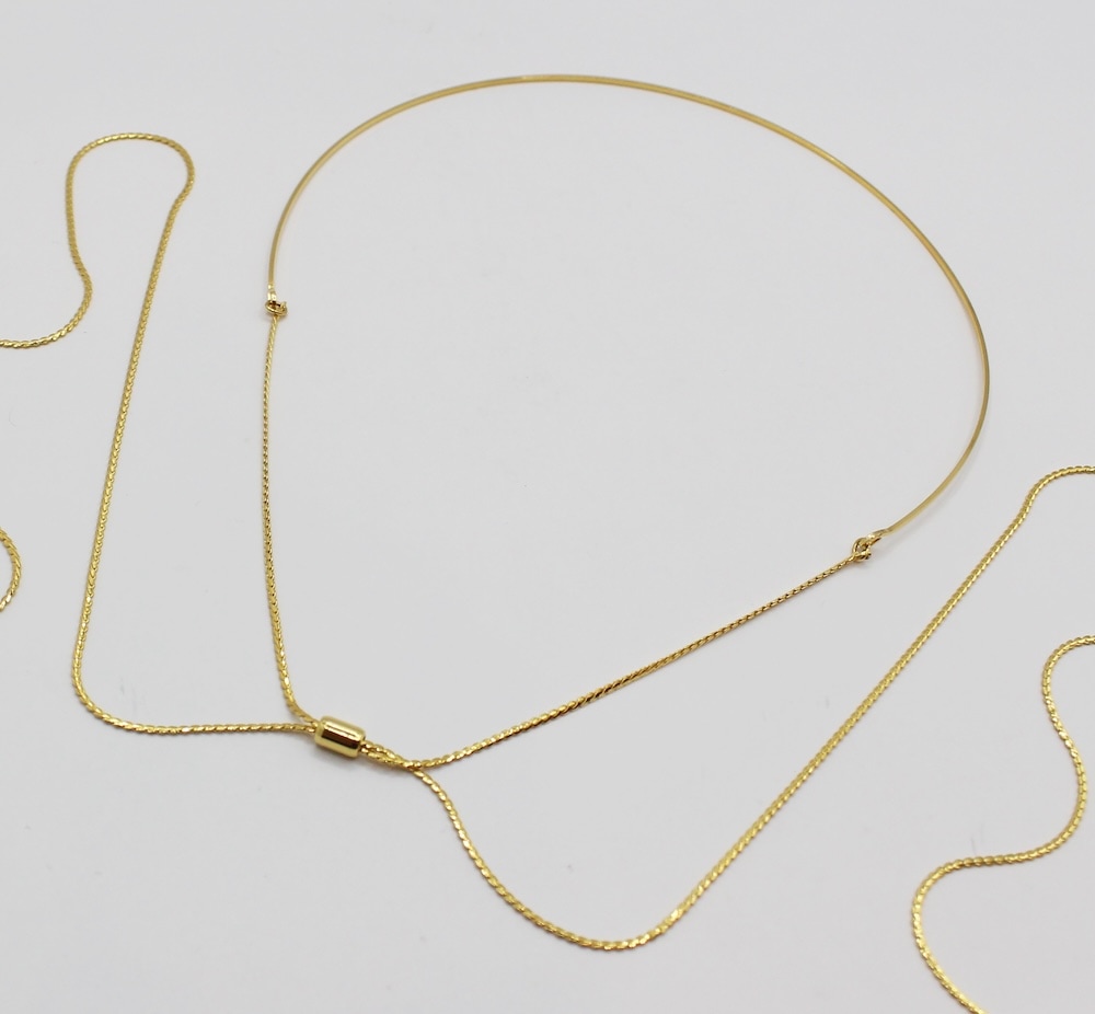 Casablanca チョーカー JUTTE choker nc Gold（ジュッテチョーカーゴールド