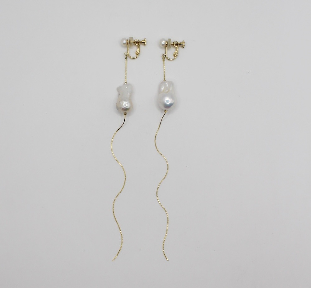 BABO long chain <br/>バボロングチェーン<br/>イヤリング・ピアス