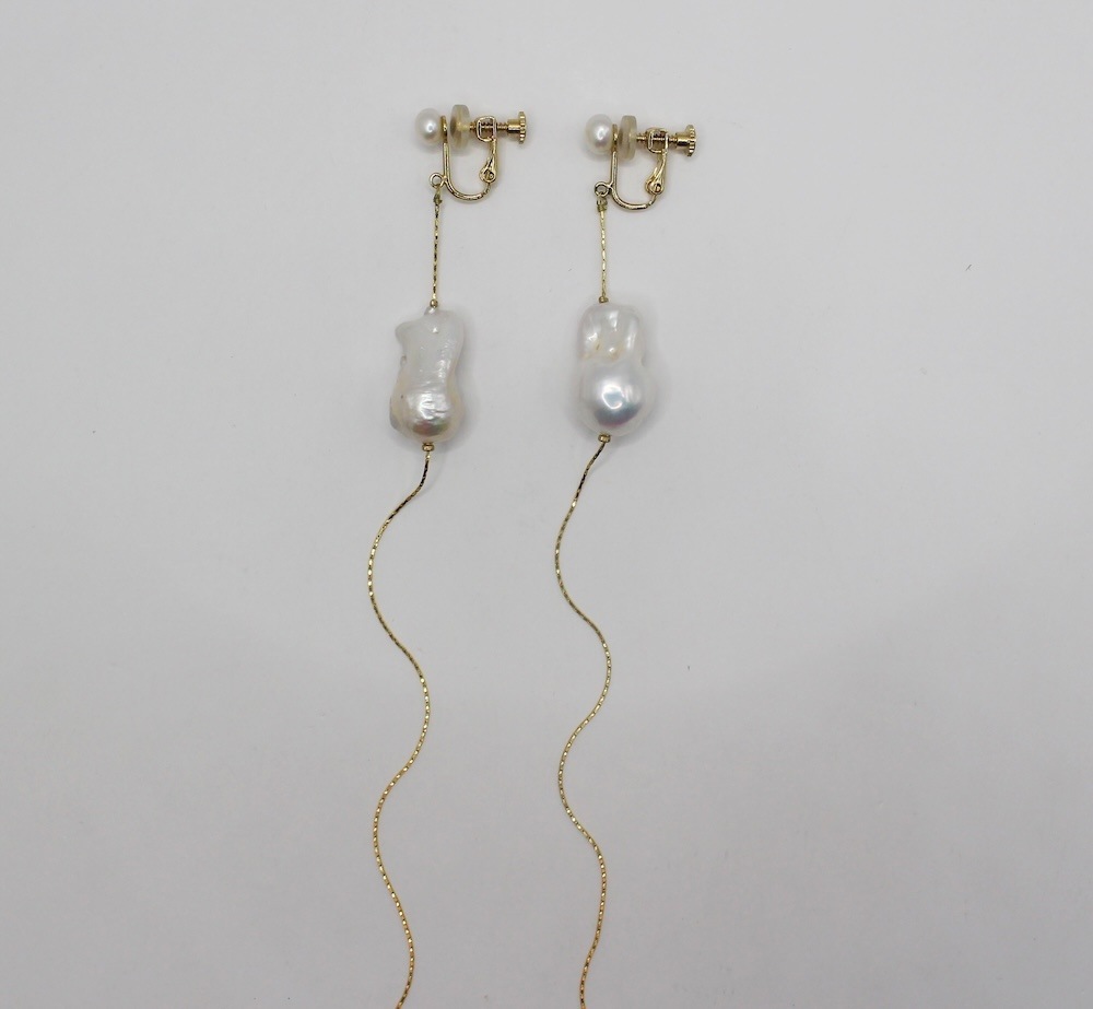BABO long chain <br/>バボロングチェーン<br/>イヤリング・ピアス