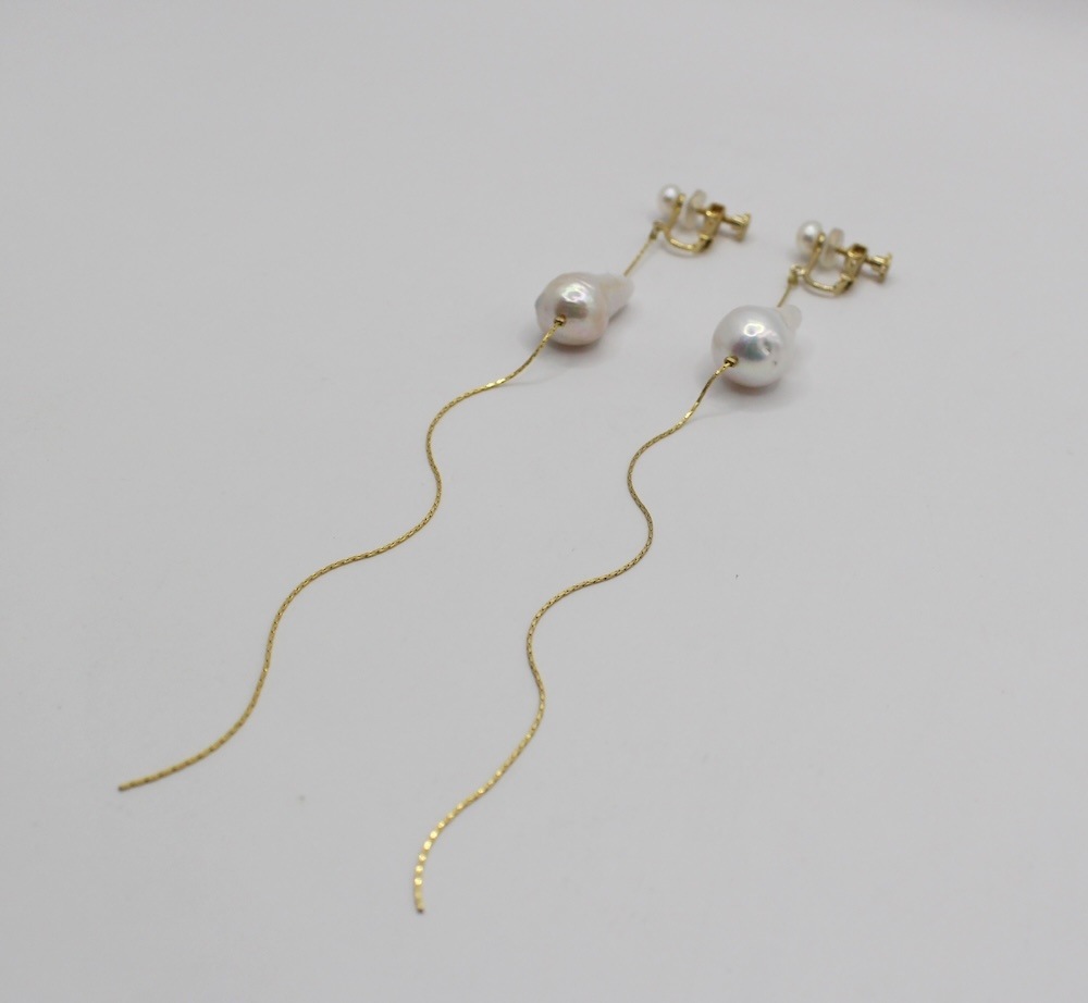 BABO long chain <br/>バボロングチェーン<br/>イヤリング・ピアス