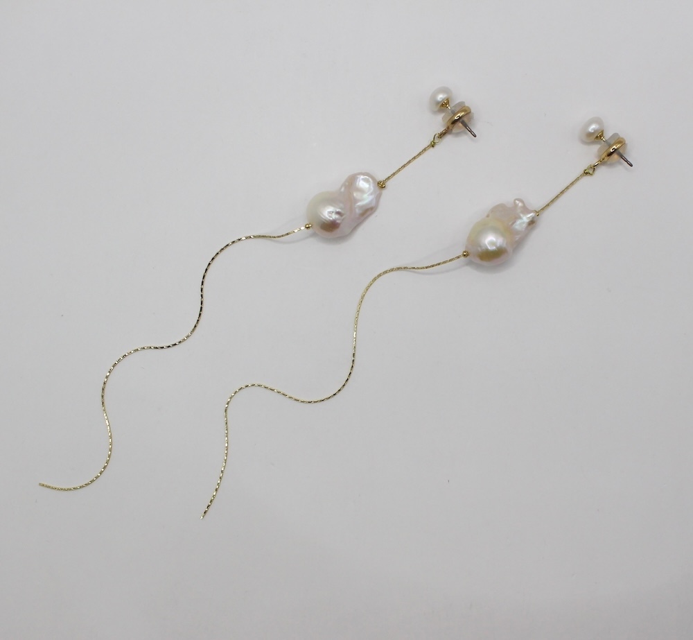 BABO long chain <br/>バボロングチェーン<br/>イヤリング・ピアス