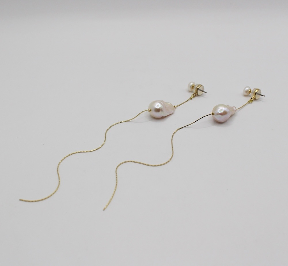 BABO long chain <br/>バボロングチェーン<br/>イヤリング・ピアス