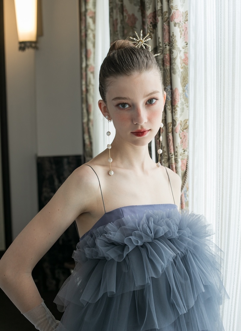 orgablanca ピアス　GINNY おしゃれ花嫁様ウエディングアクセサリー＆ドレスレンタル