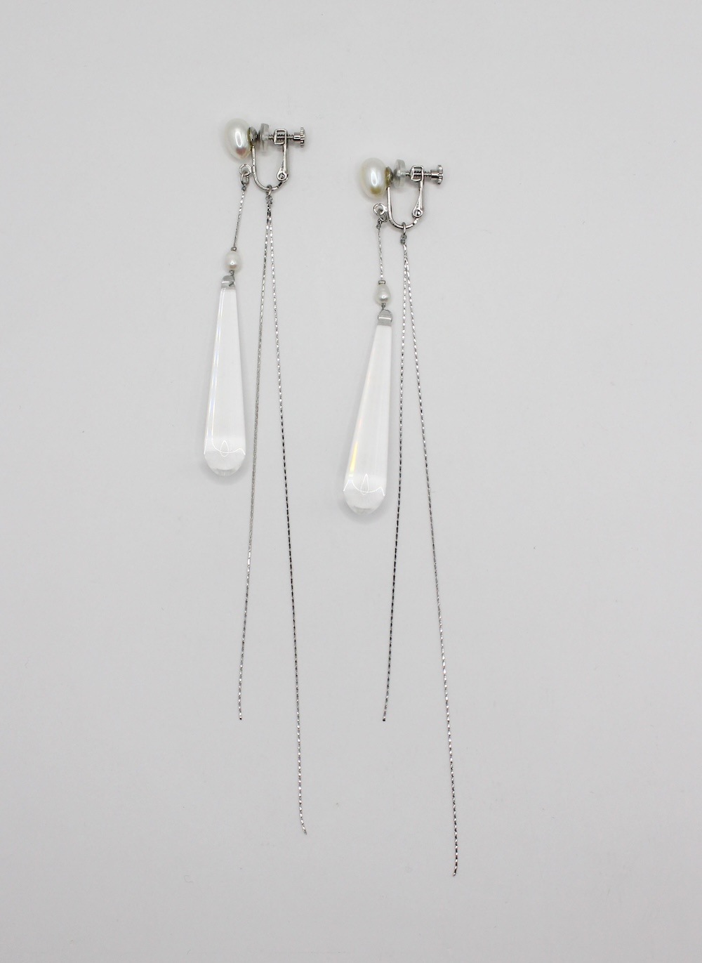 SUSAN chain Silver<br/>スーザンチェーン <br/>イヤリング