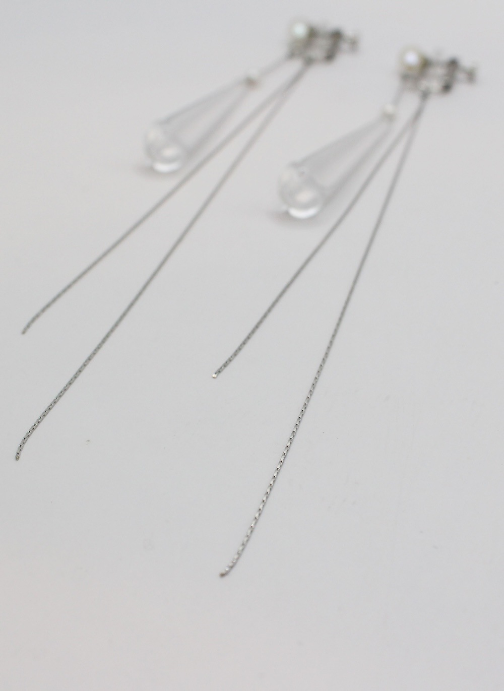 SUSAN chain Silver<br/>スーザンチェーン <br/>イヤリング