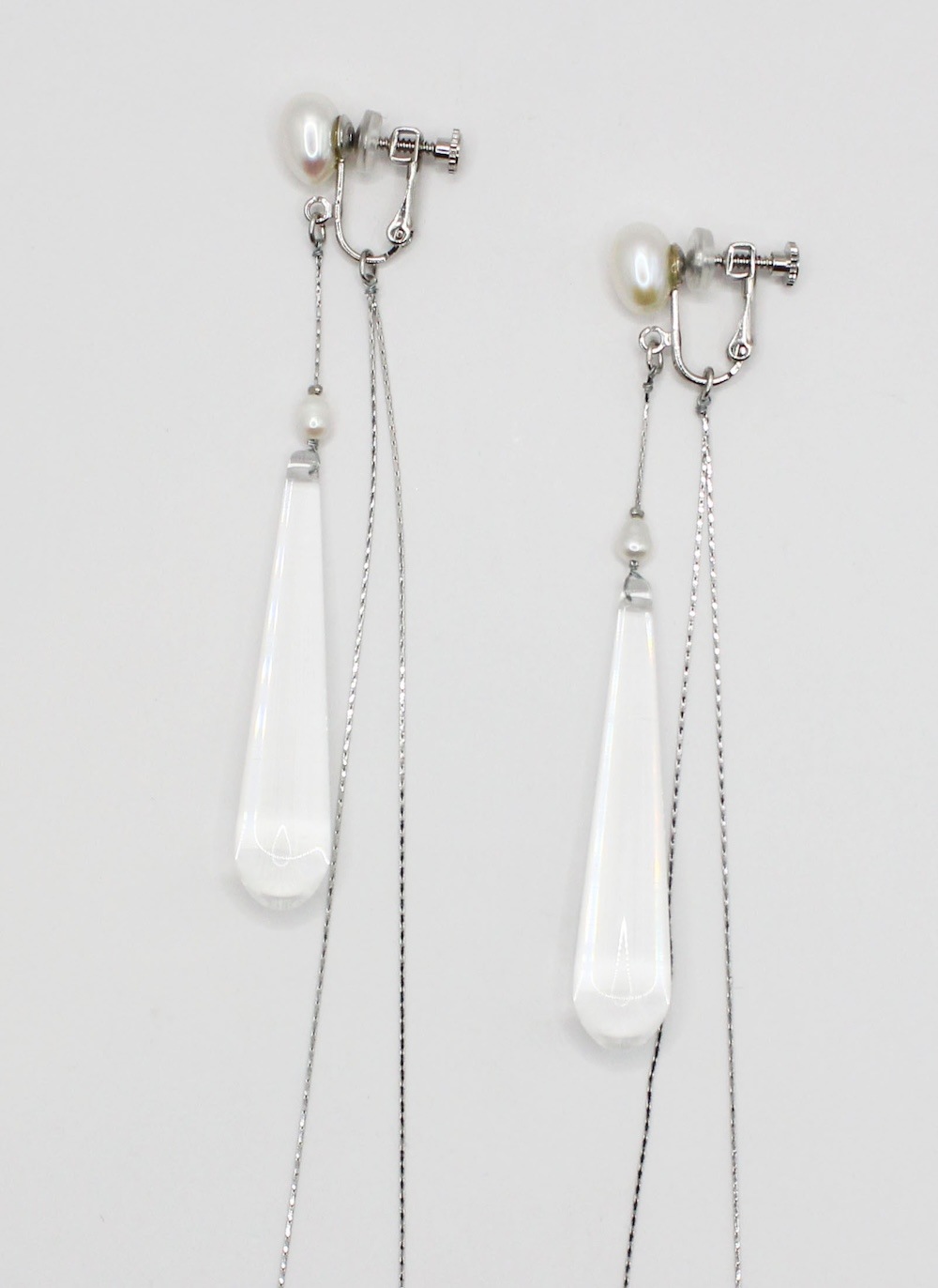 SUSAN chain Silver<br/>スーザンチェーン <br/>イヤリング