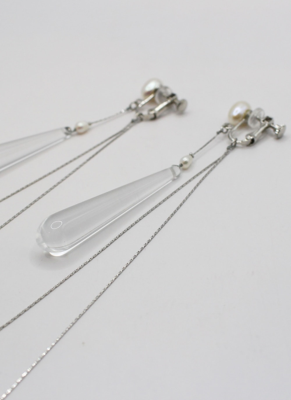 SUSAN chain Silver<br/>スーザンチェーン <br/>イヤリング
