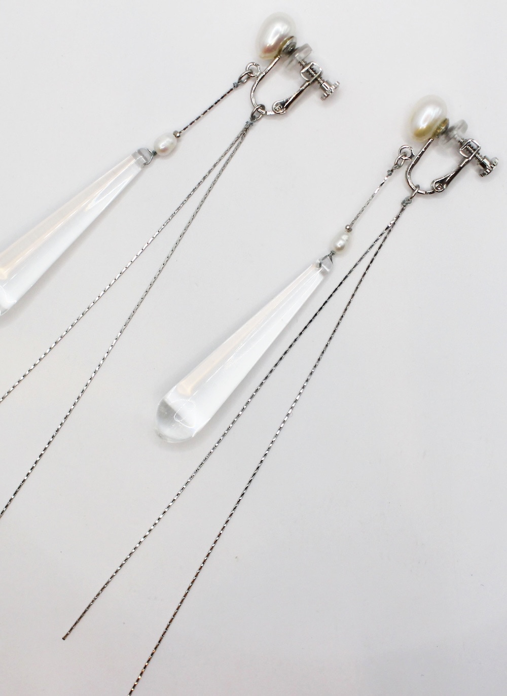 SUSAN chain Silver<br/>スーザンチェーン <br/>イヤリング