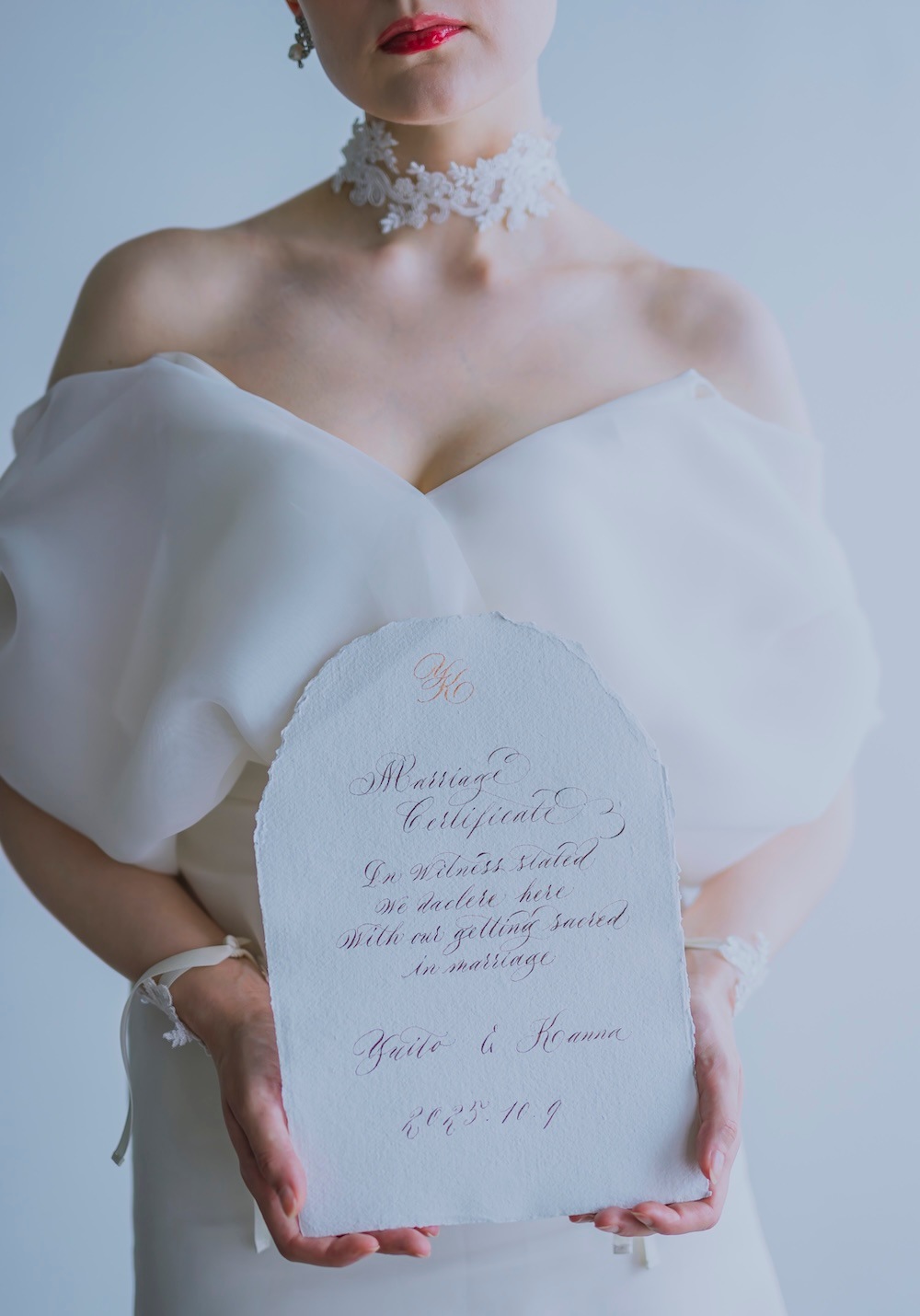 marriage certification（結婚証明書）