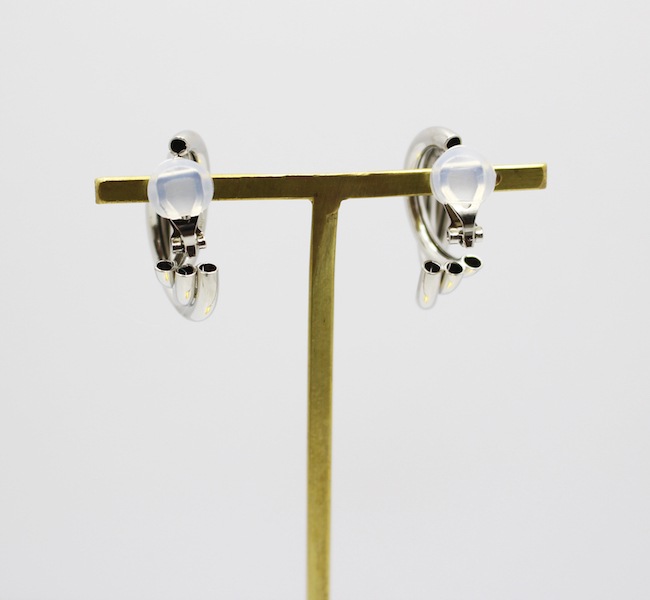 VELA hoop  Silver <br/>ベラフープ <br/>イヤリング