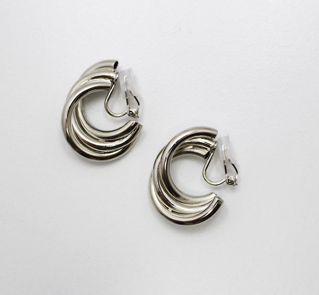VELA hoop  Silver <br/>ベラフープ <br/>イヤリング