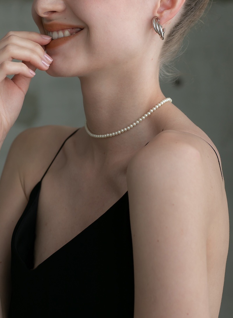 VELA hoop  Silver <br/>ベラフープ <br/>イヤリング