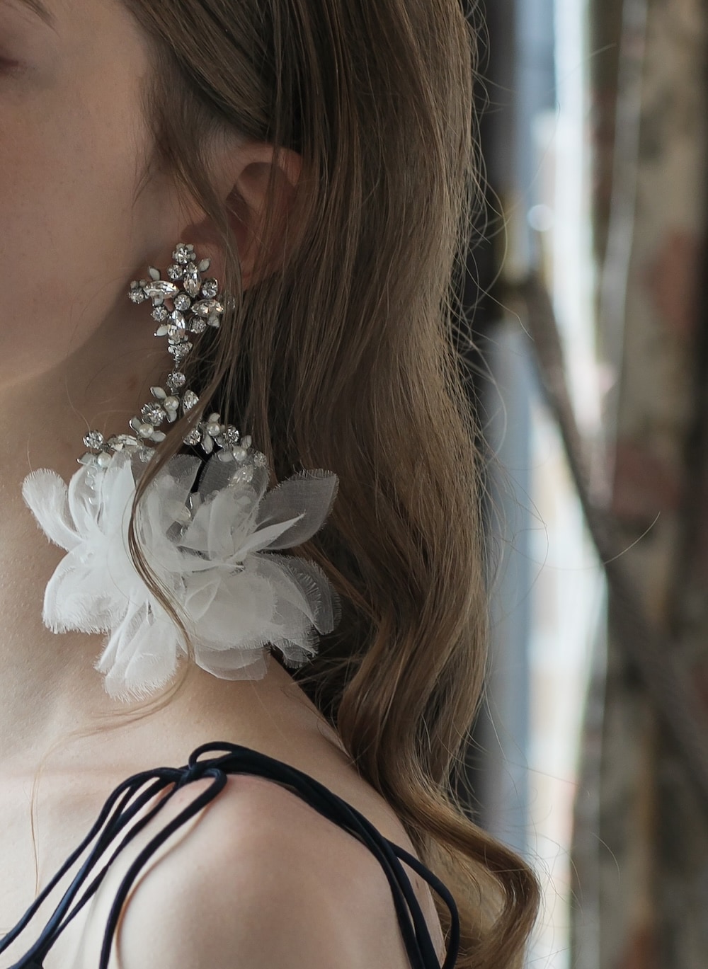 オルガブランカ　イヤリング　ウェディング おしゃれ花嫁様ウエディングアクセサリー＆ドレスレンタル