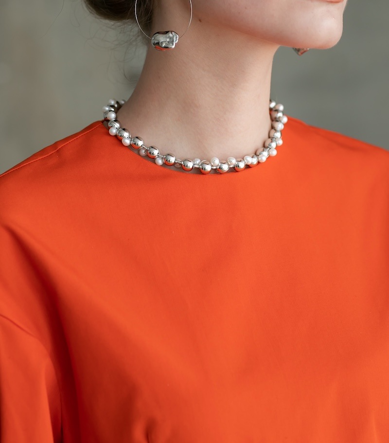 BELEN ball necklace（ベレンボールネックレス）|orgablanca（オルガ  