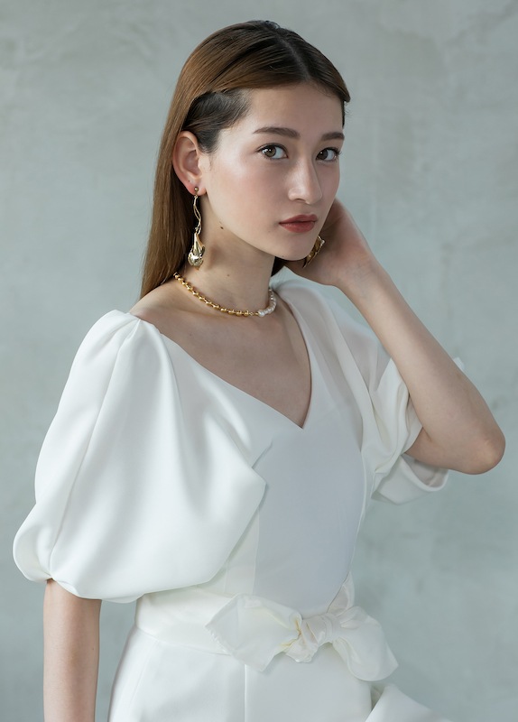 BEBE gold mix necklace（ベベミックス）