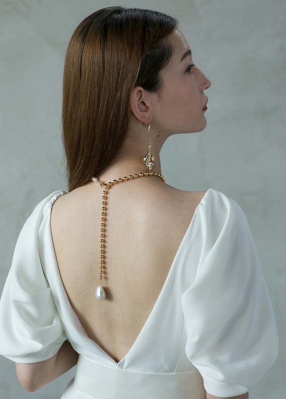 BEBE gold mix necklace（ベベミックス）