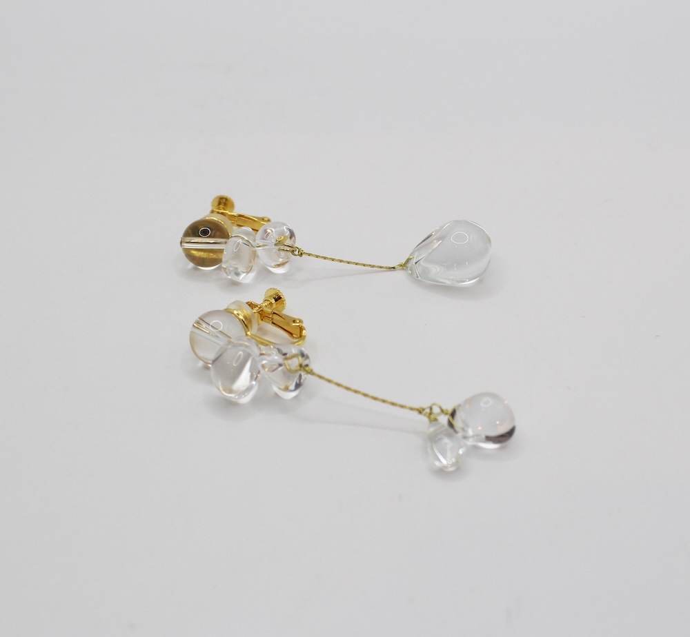 SMORK earring or pierce（スモーク）|orgablanca（オルガ