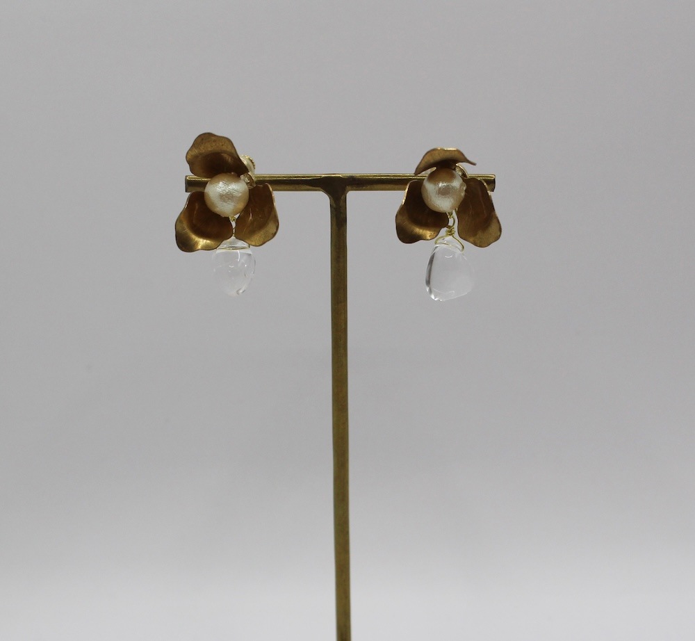 ARAN clear earring（アラン）