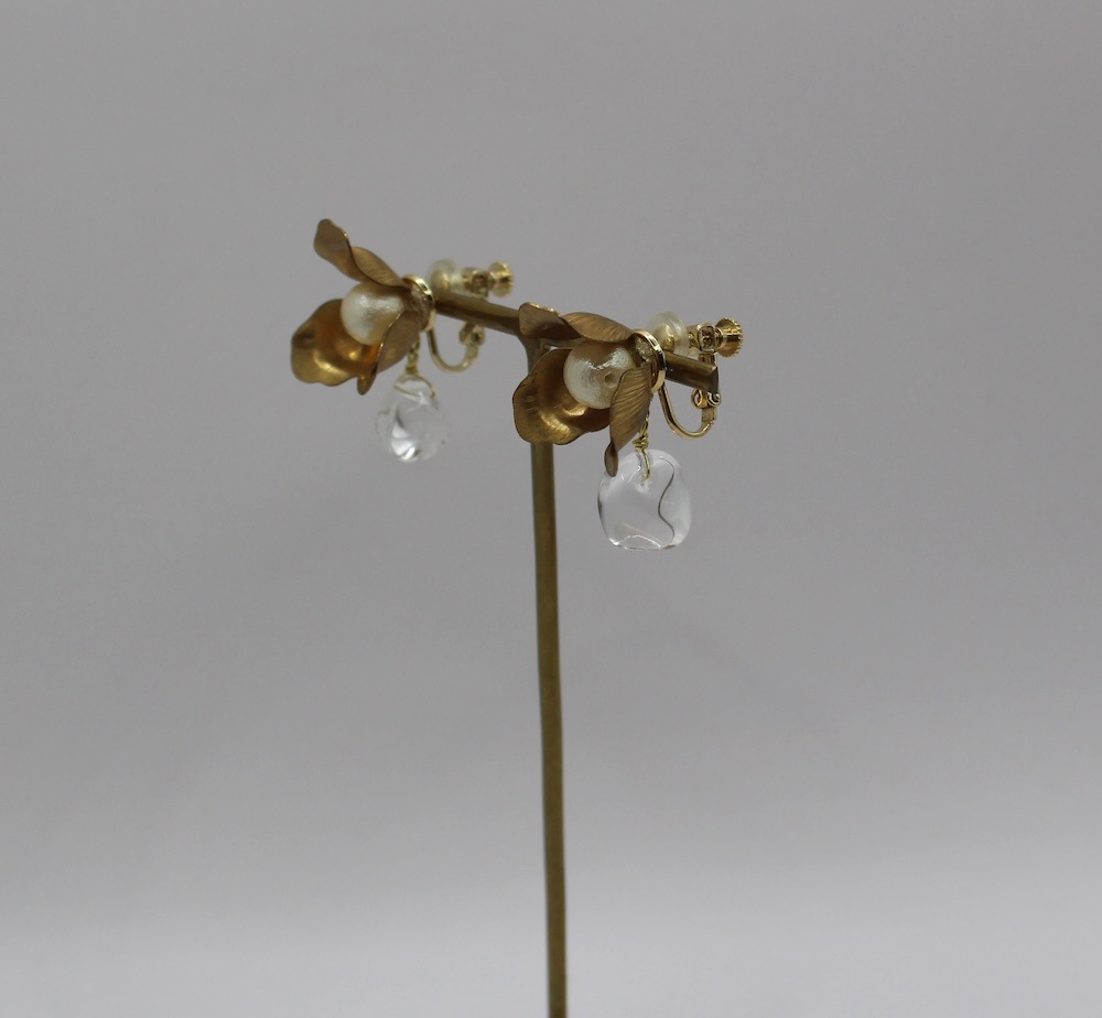 ARAN clear earring（アラン）