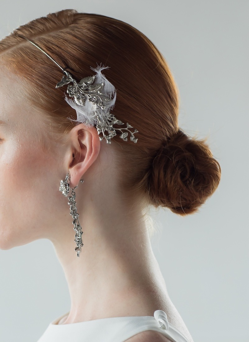 【超美品】orgablanca オルガブランカ コレットクラウン　ゴールド おしゃれ花嫁様ウエディングアクセサリー＆ドレスレンタル