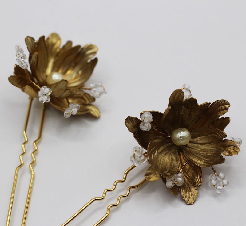 PETLA flower 2pin(ペトラフラワー2ピン）