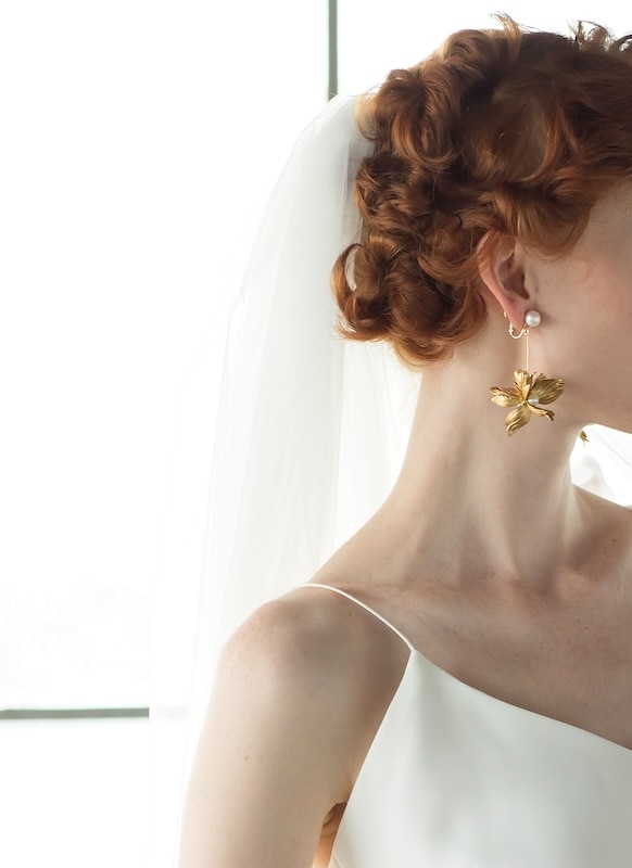 PETLA pipe earring or pierce（ペトラパイプ）|orgablanca