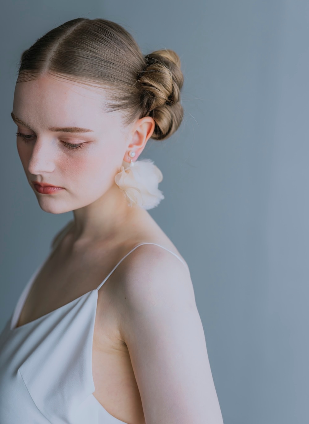 オルガブランカ　ブラックフラワー　イヤリング FLAVOA earcuff ea BK（フラボアブラック）|orgablanca（オルガ
